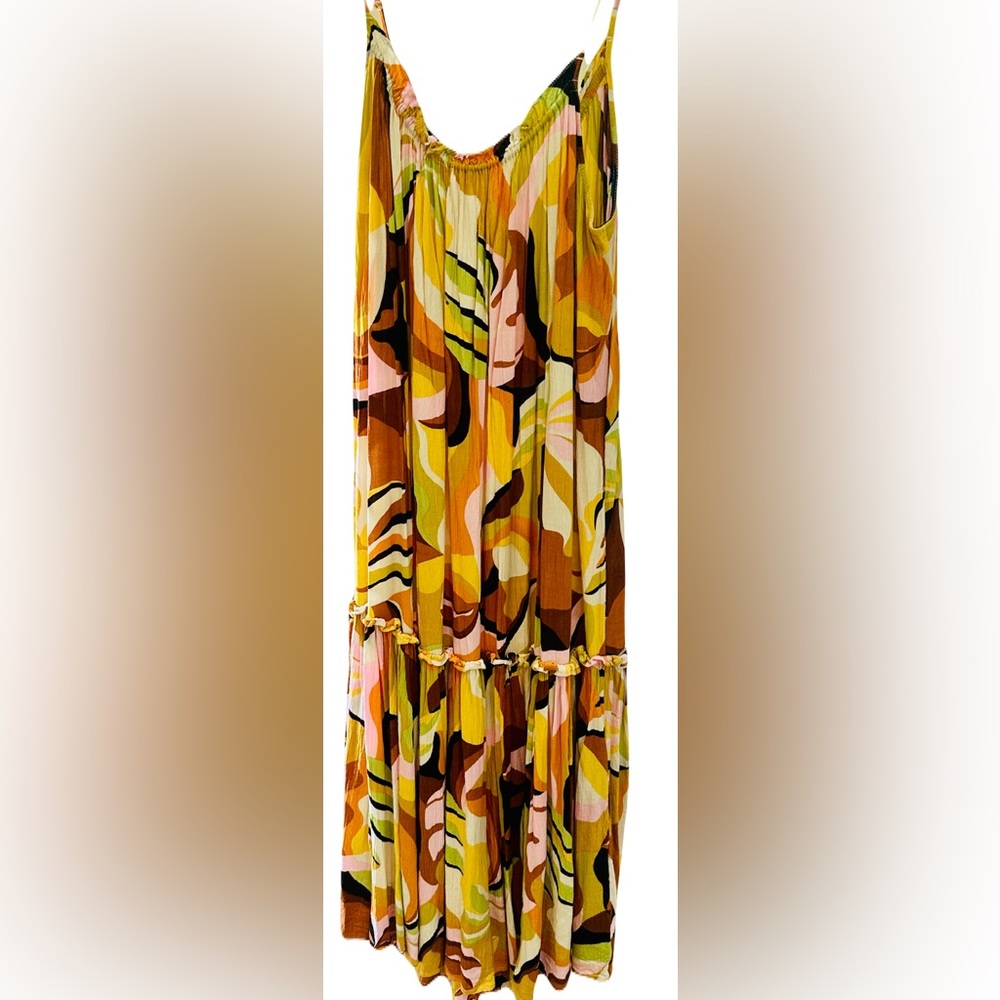 BILLABONG Large Dress Sundress 22-23” chest adjustable straps adorable.